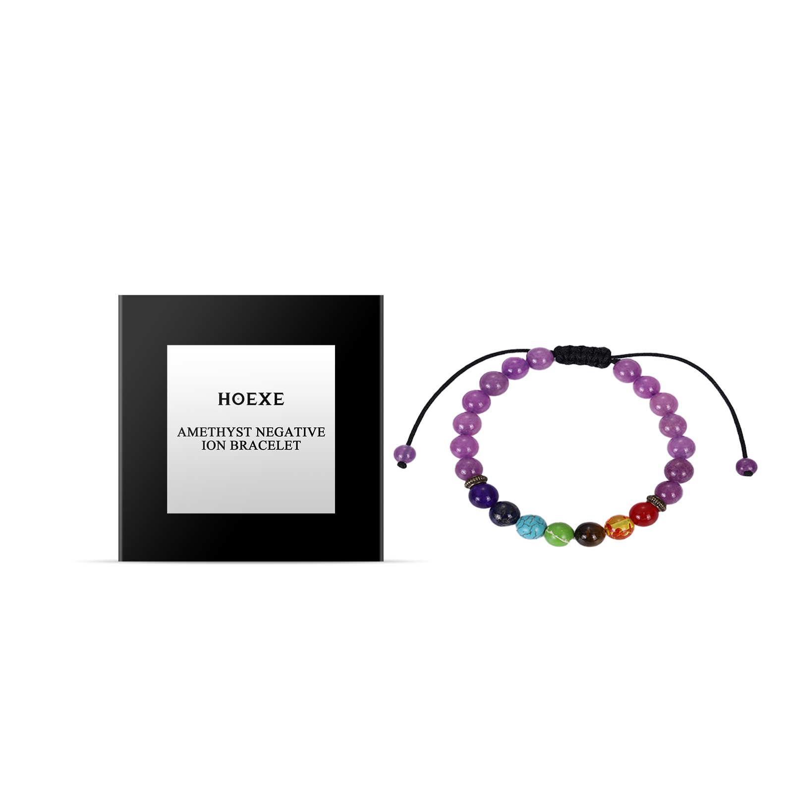 Amethyst & Crystal Healing Bracelet