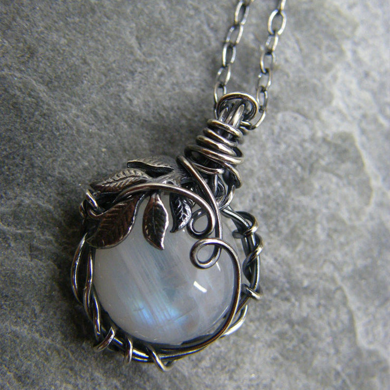 Moonstone Pendant Necklace