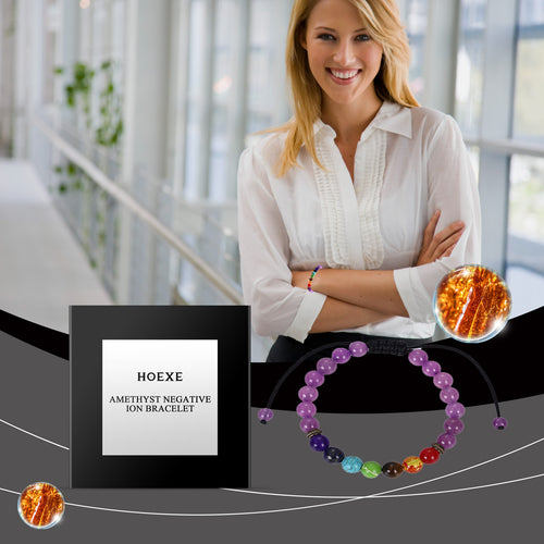 Amethyst & Crystal Healing Bracelet