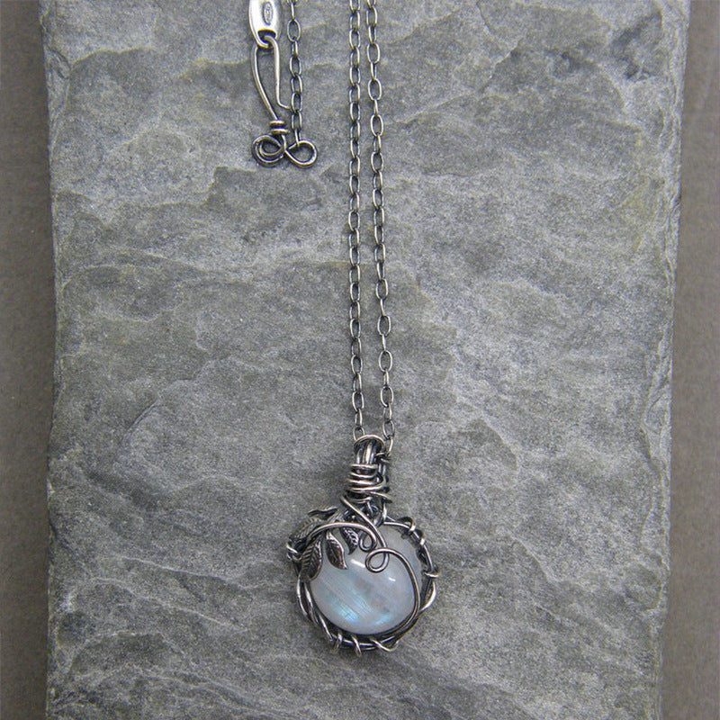 Moonstone Pendant Necklace
