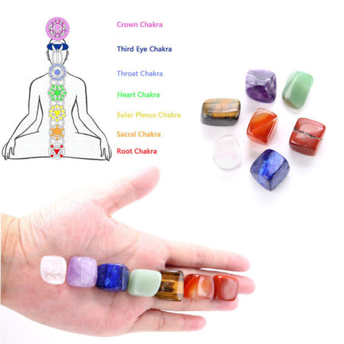 Seven Chakra Healing Crystal Stone Set