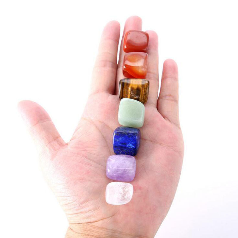 Seven Chakra Healing Crystal Stone Set