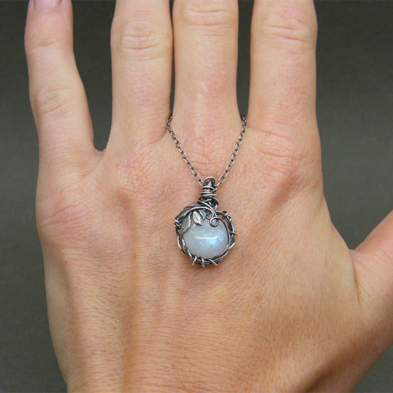 Moonstone Pendant Necklace