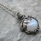 Moonstone Pendant Necklace