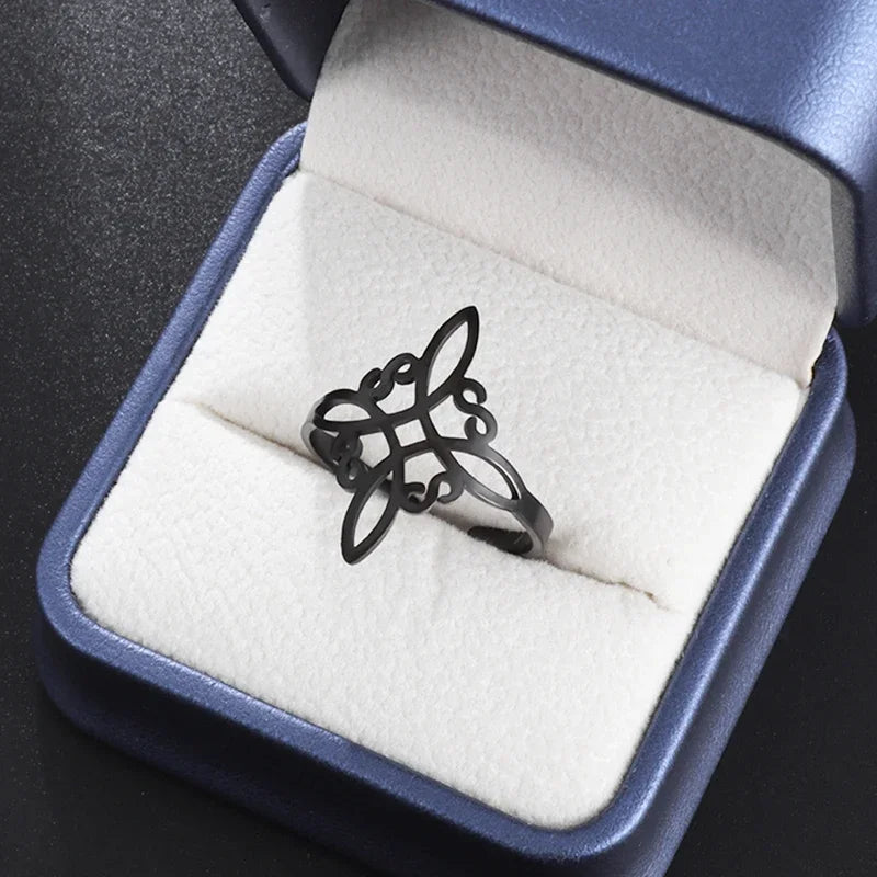 Celtic Trinity Knot Necklace | Stainless Steel Witch's Knot Pendant