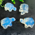 Crystal Turtle Figurine | Handcrafted Stone Altar Decor