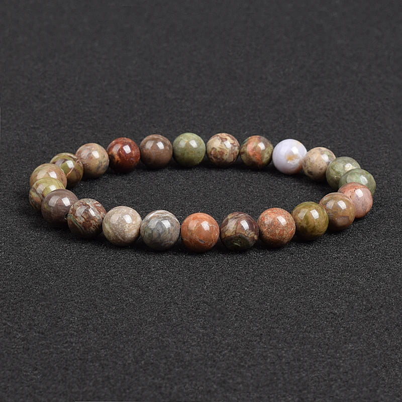 Multi-Stone Crystal Bracelet | Apatite, Lapis Lazuli & Tiger Eye