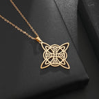 Celtic Trinity Knot Necklace | Stainless Steel Witch's Knot Pendant