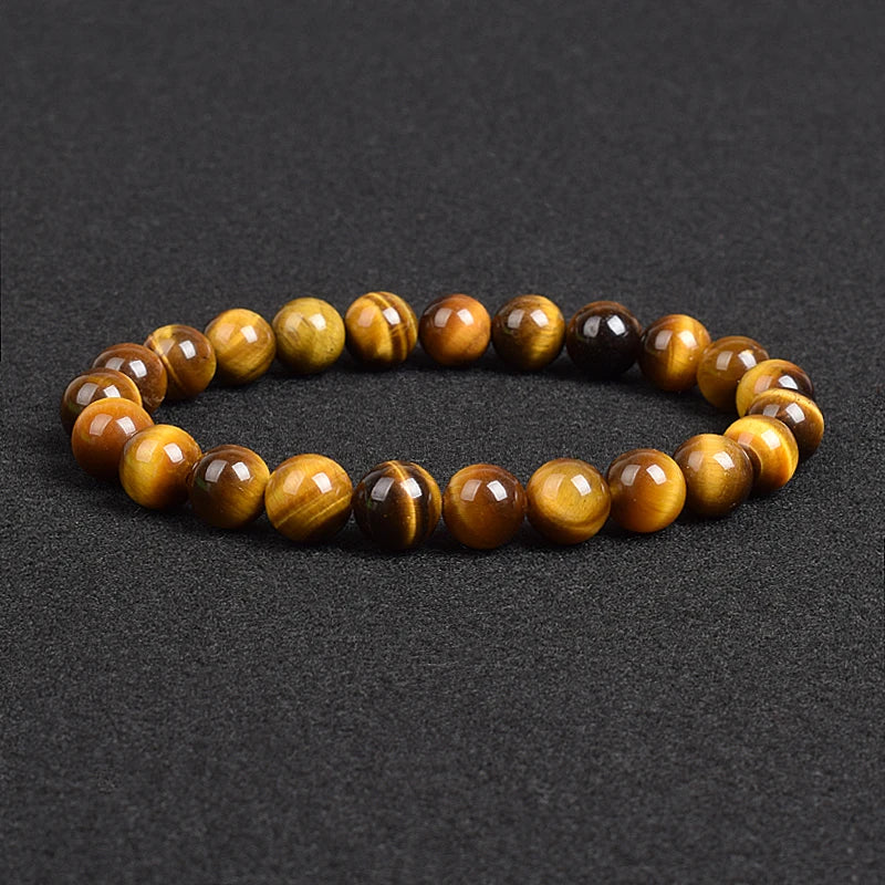 Multi-Stone Crystal Bracelet | Apatite, Lapis Lazuli & Tiger Eye