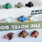 Crystal Turtle Figurine | Handcrafted Stone Altar Decor