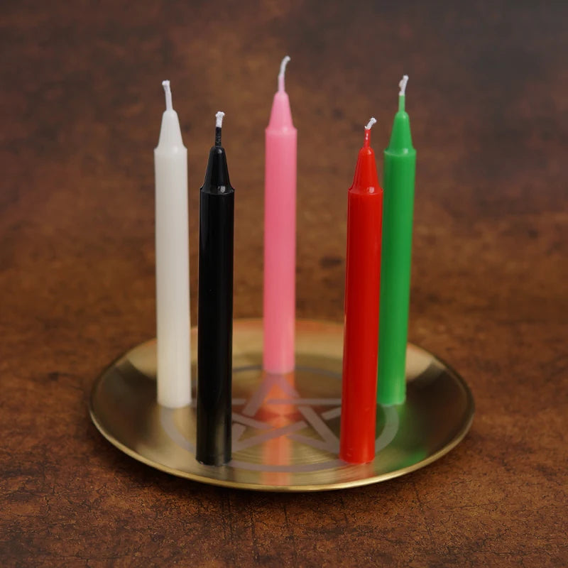 10-Pack Spell Candles | Colored Chime Candles for Rituals, Meditation & Witchcraft