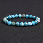Multi-Stone Crystal Bracelet | Apatite, Lapis Lazuli & Tiger Eye