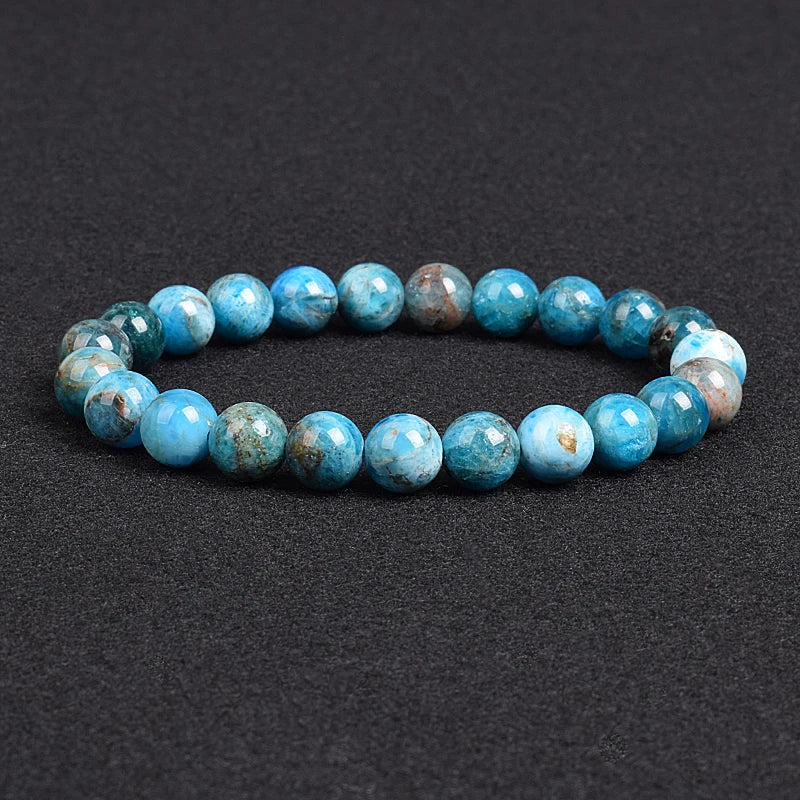 Multi-Stone Crystal Bracelet | Apatite, Lapis Lazuli & Tiger Eye