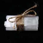 Selenite Wand Chips | Raw Crystal Sticks for Cleansing & Ritual
