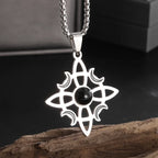 Celtic Trinity Knot Necklace | Stainless Steel Witch's Knot Pendant