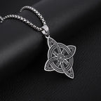 Celtic Trinity Knot Necklace | Stainless Steel Witch's Knot Pendant