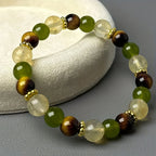 Tiger's Eye & Citrine Healing Bracelet | Hormone Balance & Vitality