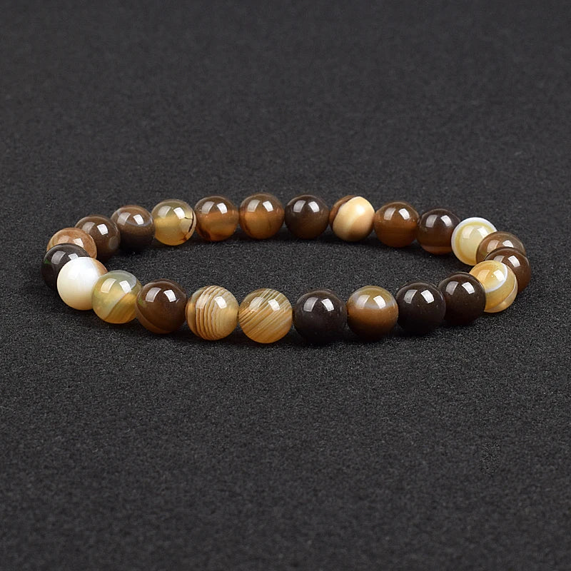 Multi-Stone Crystal Bracelet | Apatite, Lapis Lazuli & Tiger Eye