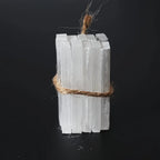 Selenite Wand Chips | Raw Crystal Sticks for Cleansing & Ritual