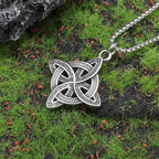 Celtic Trinity Knot Necklace | Stainless Steel Witch's Knot Pendant