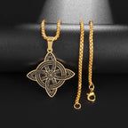 Celtic Trinity Knot Necklace | Stainless Steel Witch's Knot Pendant