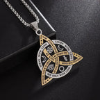 Celtic Trinity Knot Necklace | Stainless Steel Witch's Knot Pendant