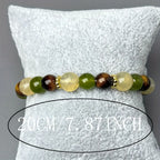 Tiger's Eye & Citrine Healing Bracelet | Hormone Balance & Vitality