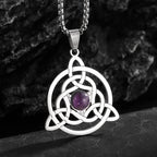 Celtic Trinity Knot Necklace | Stainless Steel Witch's Knot Pendant
