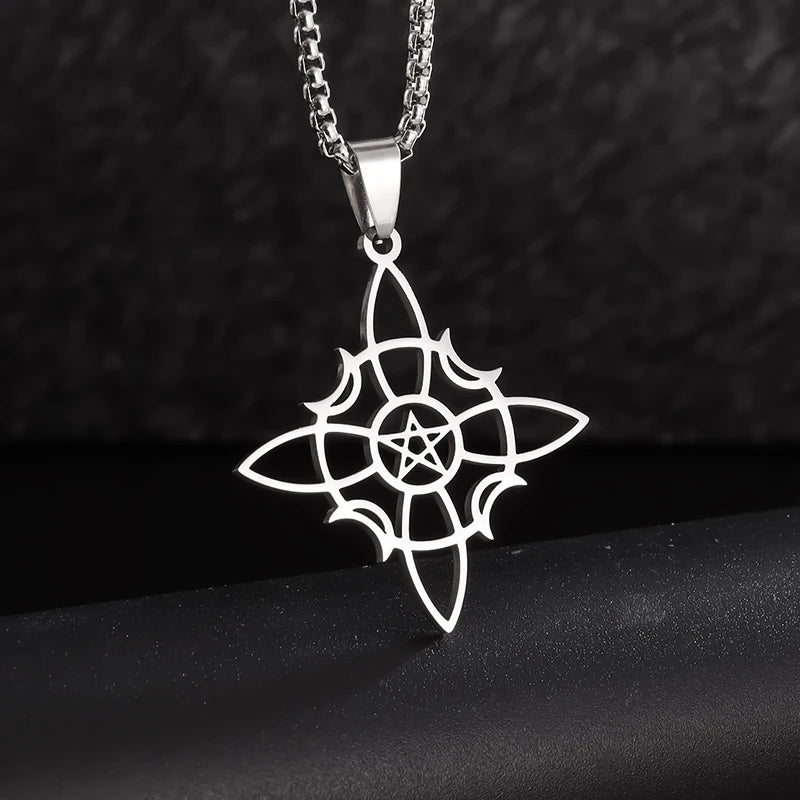 Celtic Trinity Knot Necklace | Stainless Steel Witch's Knot Pendant