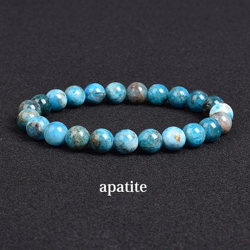 Multi-Stone Crystal Bracelet | Apatite, Lapis Lazuli & Tiger Eye