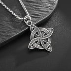 Celtic Trinity Knot Necklace | Stainless Steel Witch's Knot Pendant