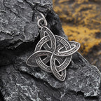 Celtic Trinity Knot Necklace | Stainless Steel Witch's Knot Pendant
