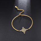 Celtic Trinity Knot Necklace | Stainless Steel Witch's Knot Pendant